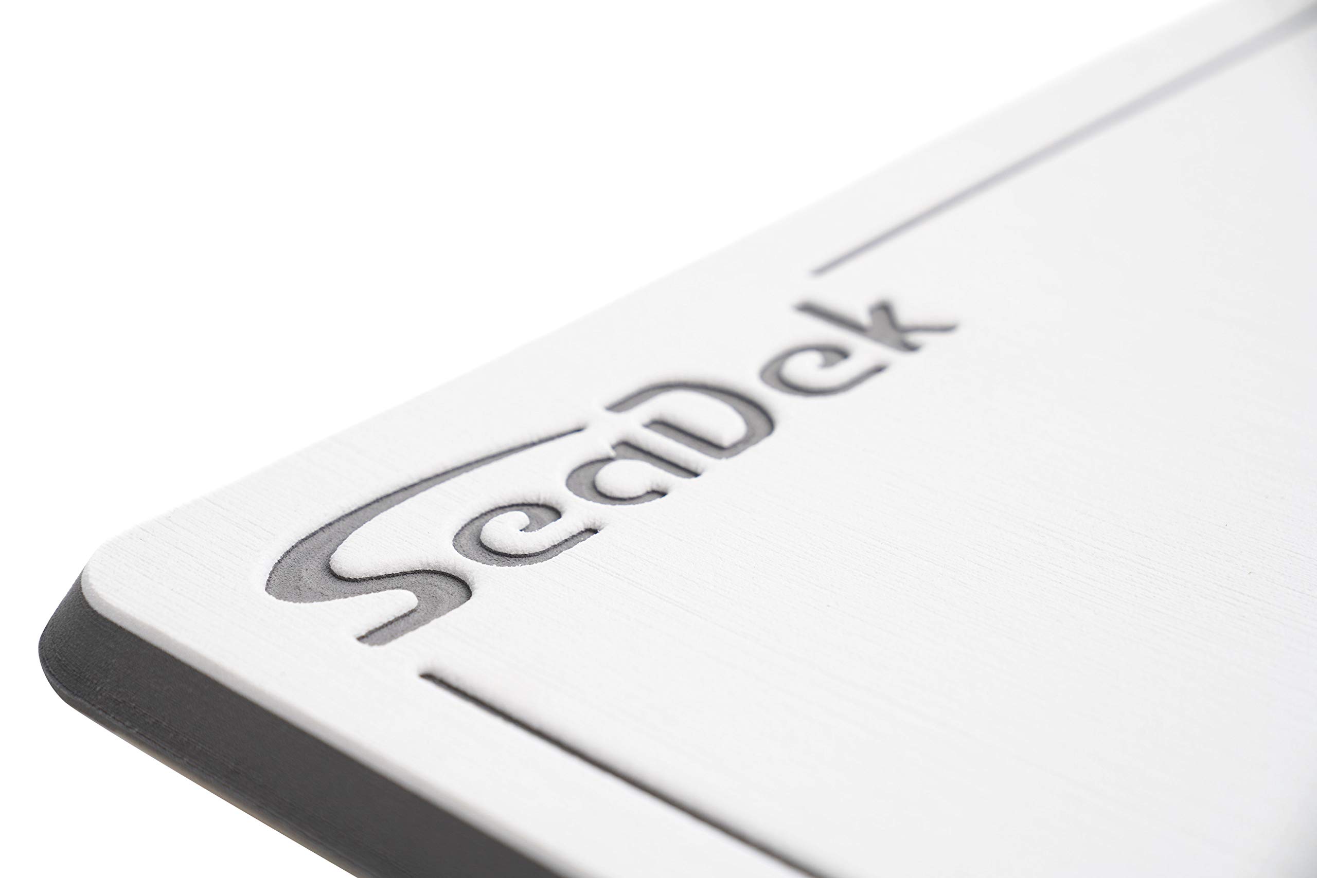 Premium SeaDek Helm Pads - Non-Slip Boat Decking (White Over Storm Gray, Small) for Marine & Yachting | Perfect for Helm Protection & Comfort on Boats, Jet Skis & Watercraft (Model: 37925-80375)