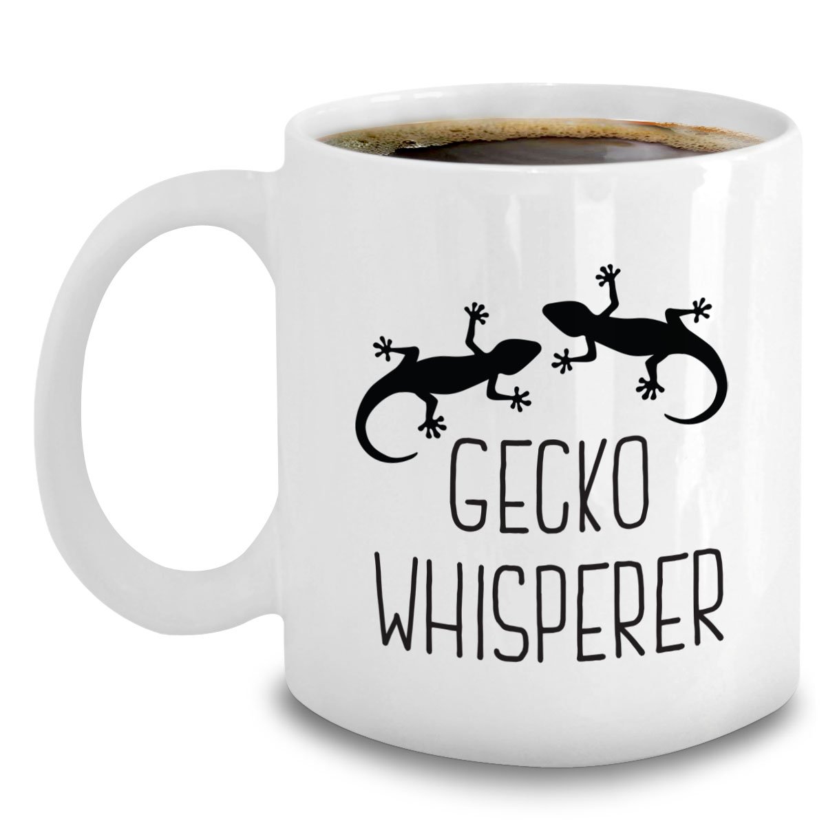 Gecko Whisperer Mug - Funny Crested Gecko Lover Gift for Reptile Enthusiasts - Perfect for Coffee, Tea & Herpetology Fans - Great for Birthdays, Office Use & Gecko-Themed Parties
