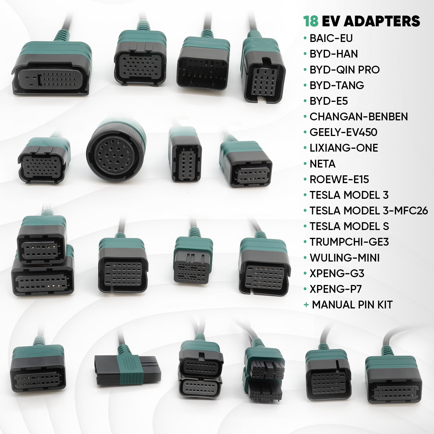 THINKCAR EV ADD ON Kit - OBD2 Scanner for Electric Vehicles, Car Diagnostic Tool with Bluetooth - Perfect for EV Maintenance, Performance Monitoring & Troubleshooting