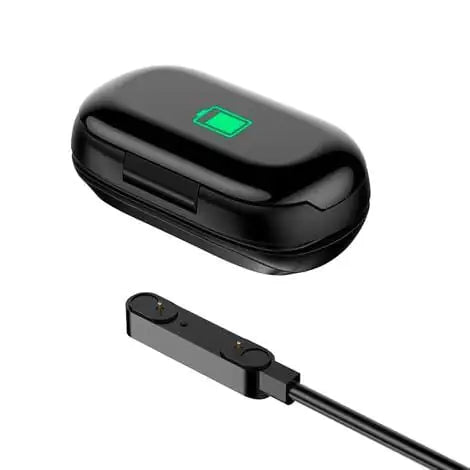 Smart Watch with TWS Bluetooth Earbuds & Heart Rate Monitor - Fitness Tracker, Sleep Monitor & Call Notifications for Android iPhone - Perfect for Workouts, Running & Daily Activity Tracking