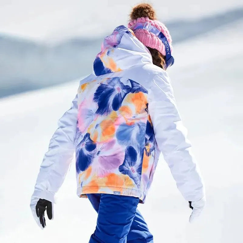 ROXY Girls' Greywood Snow Jacket - Waterproof Winter Coat for Kids - Perfect for Skiing, Snowboarding & Outdoor Adventures