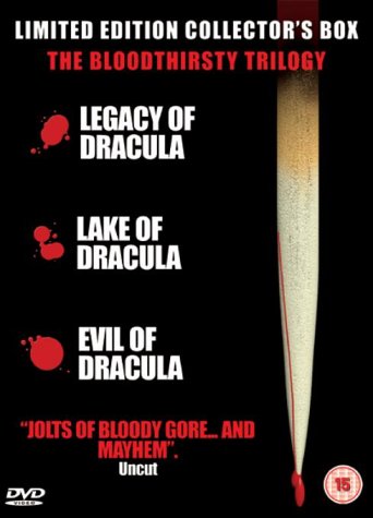 Blood Thirsty Trilogy DVD: Dracula Legacy Collection for Horror Movie Nights