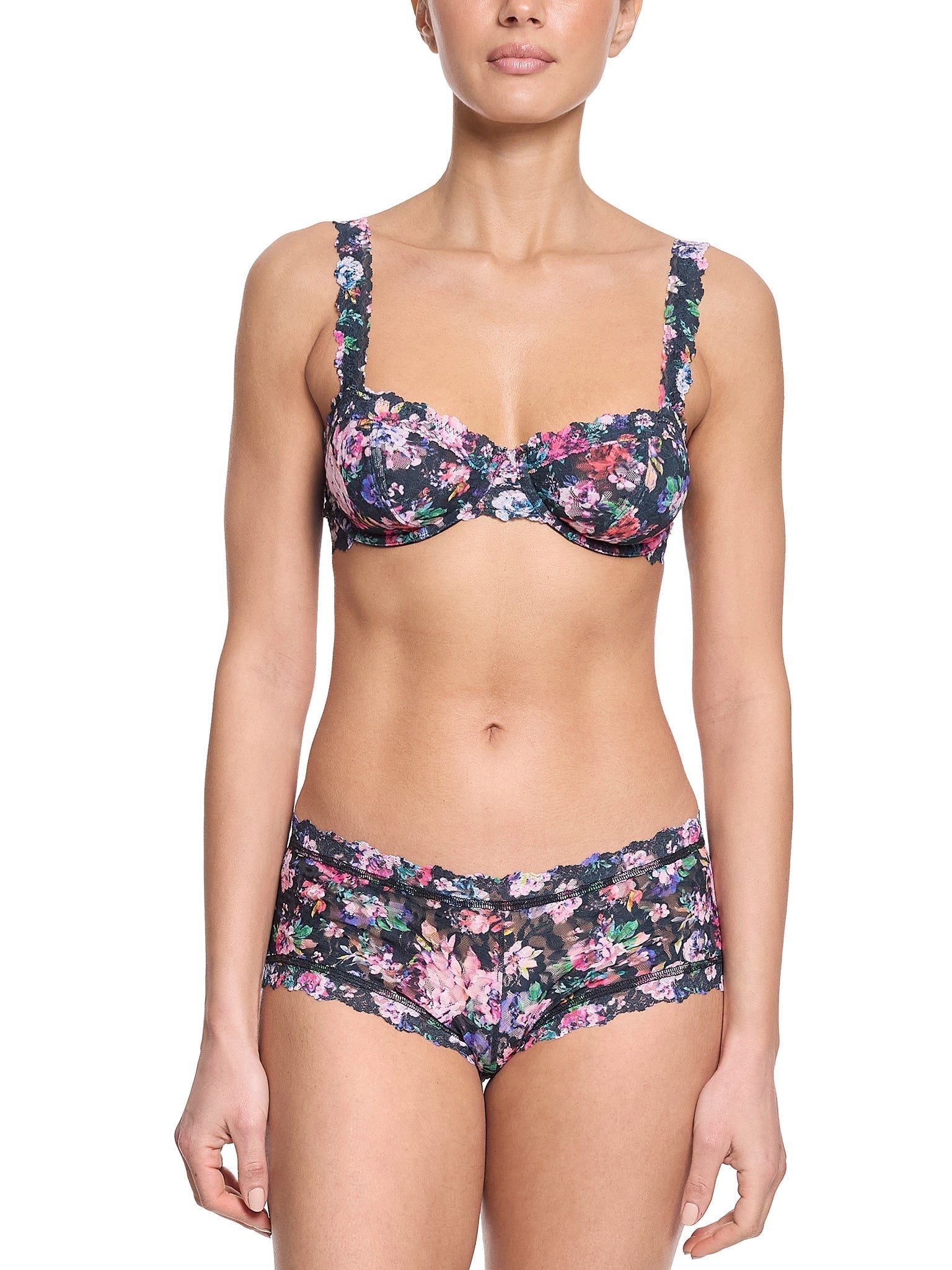 Printed Signature Lace® Boyshorts - Comfortable Women's Underwear for Everyday Wear | Perfect for Sleep, Lounge & Casual Outfits