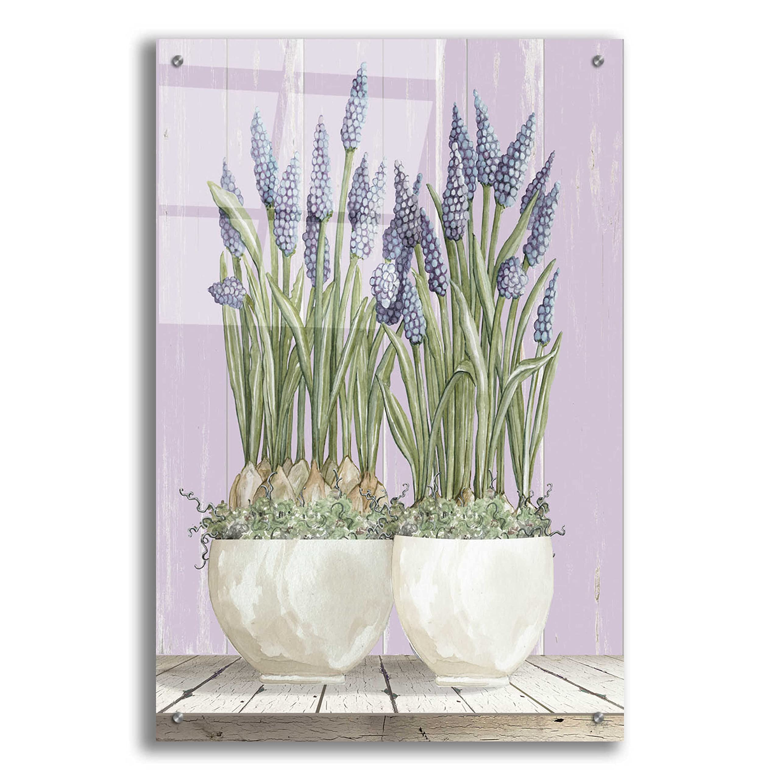 Epic Art 'Let Love Blossom' by Cindy Jacobs - 24x36 Inch Acrylic Glass Wall Decor - Modern Home & Office Wall Art for Living Room, Bedroom, Dining Area