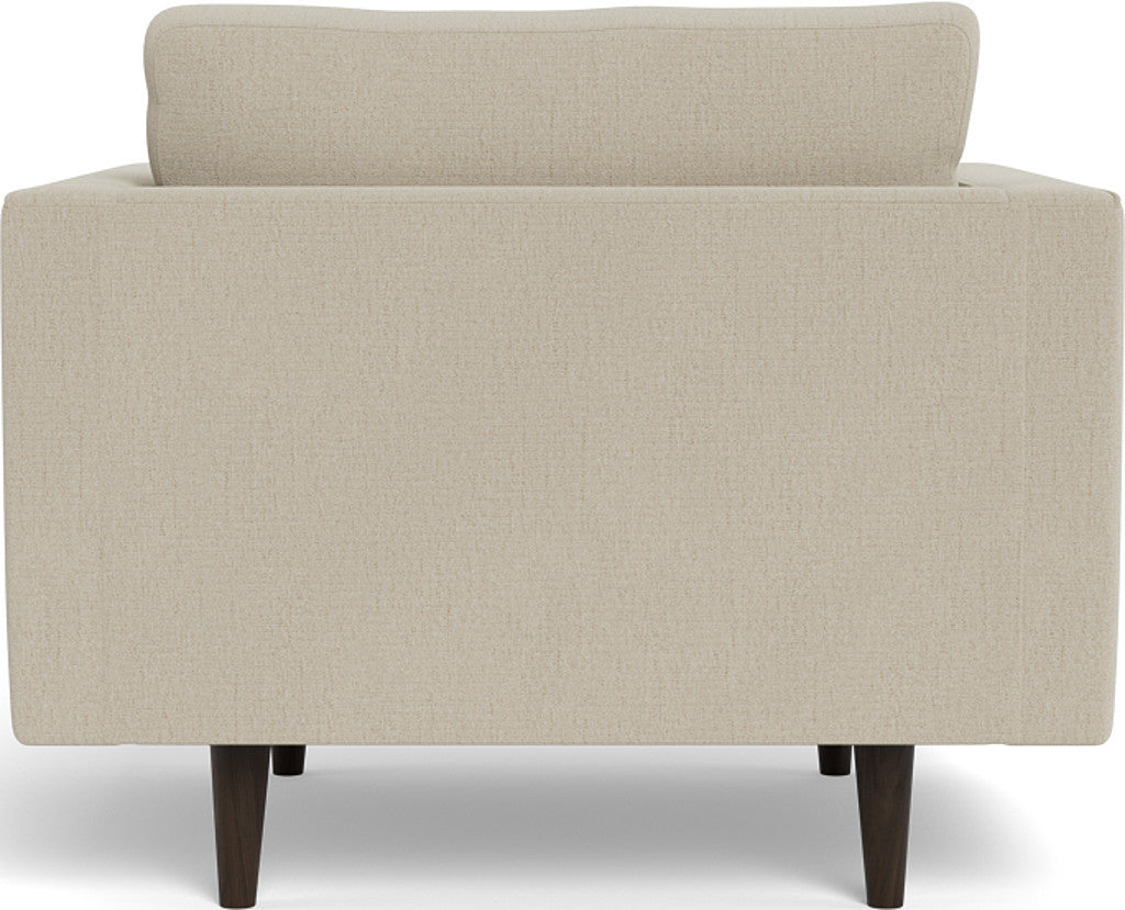 Stylish Ladybird 42 Arm Chair - Modern Accent Chair for Living Room, Bedroom & Office - Comfortable Upholstered Lounge Chair with Wooden Legs - Perfect for Reading Nook, Cozy Corner or Home Decor