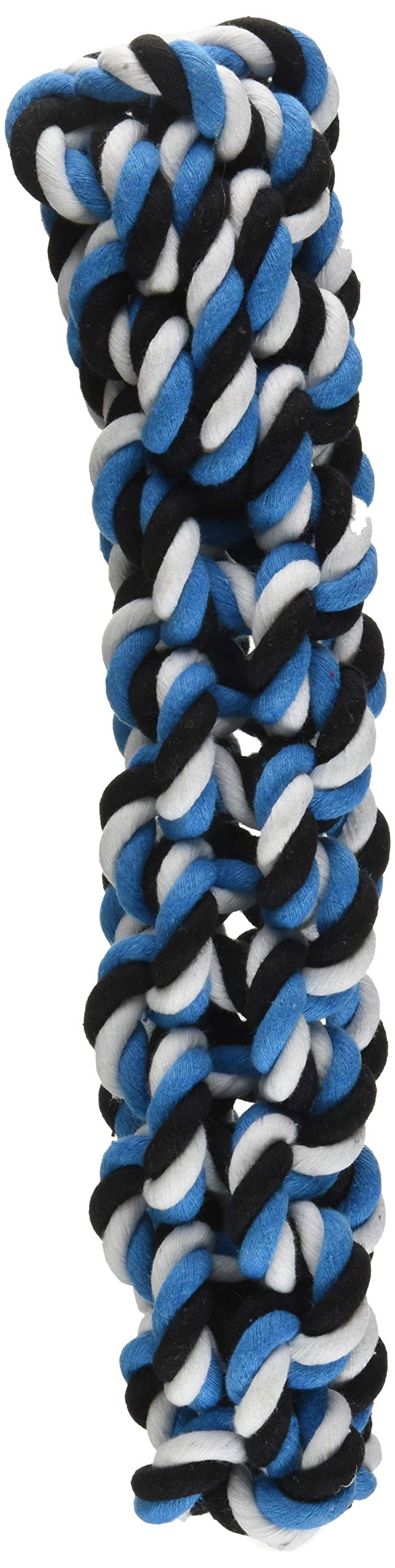 Durable Rope Stick Dog Toys for Chewing & Fetch - Blue, 10 Inch - Perfect for Indoor & Outdoor Playtime