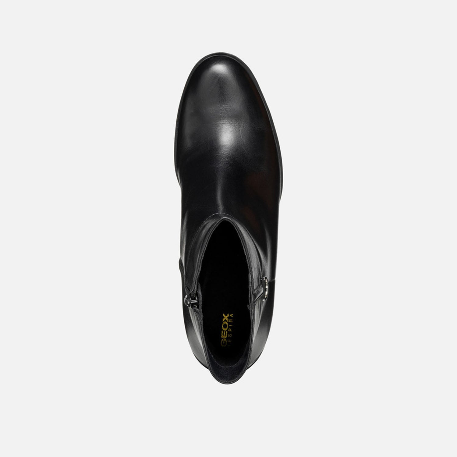 Geox Women's Asheel Black Leather Loafers - Comfortable Slip-On Shoes for Work, Travel & Casual Wear