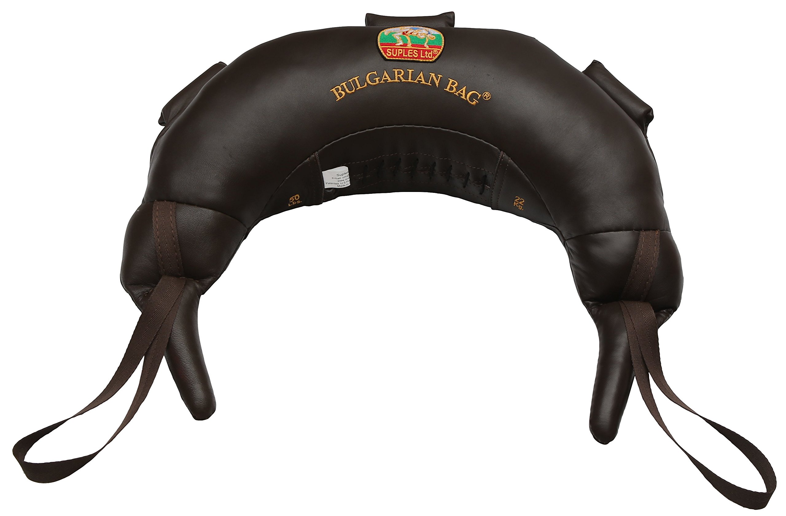 Authentic Leather Bulgarian Bag - Premium Workout & Fitness Training Equipment for CrossFit, Strength Training & Home Gym Use