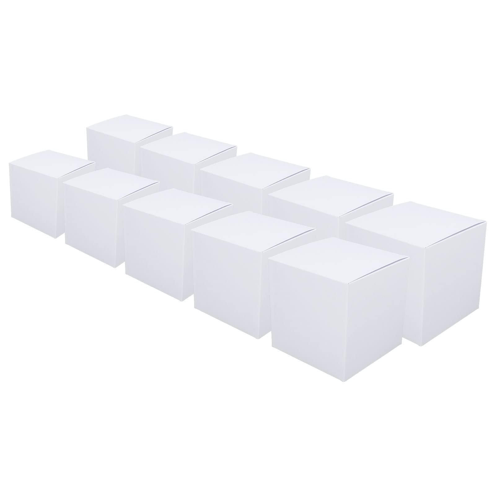 DIY White Cardboard Gift Boxes for Bridesmaids - Foldable Tetragonum Gift Box for Product Display & Special Occasions | Perfect for Weddings, Birthdays & Corporate Gifts