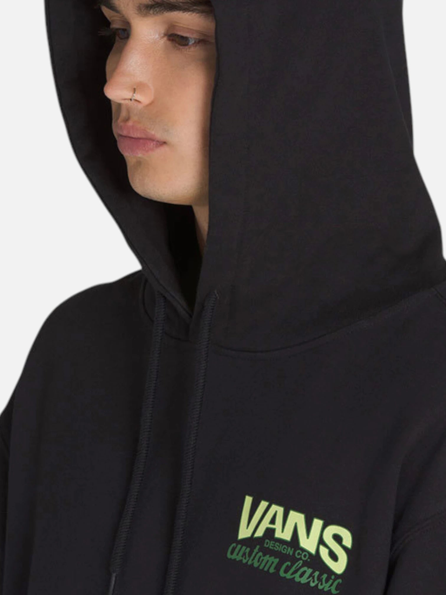 Vans Black Hoodie for Men & Women - Stylish Unisex Pullover for Casual Wear, Street Fashion & Everyday Comfort