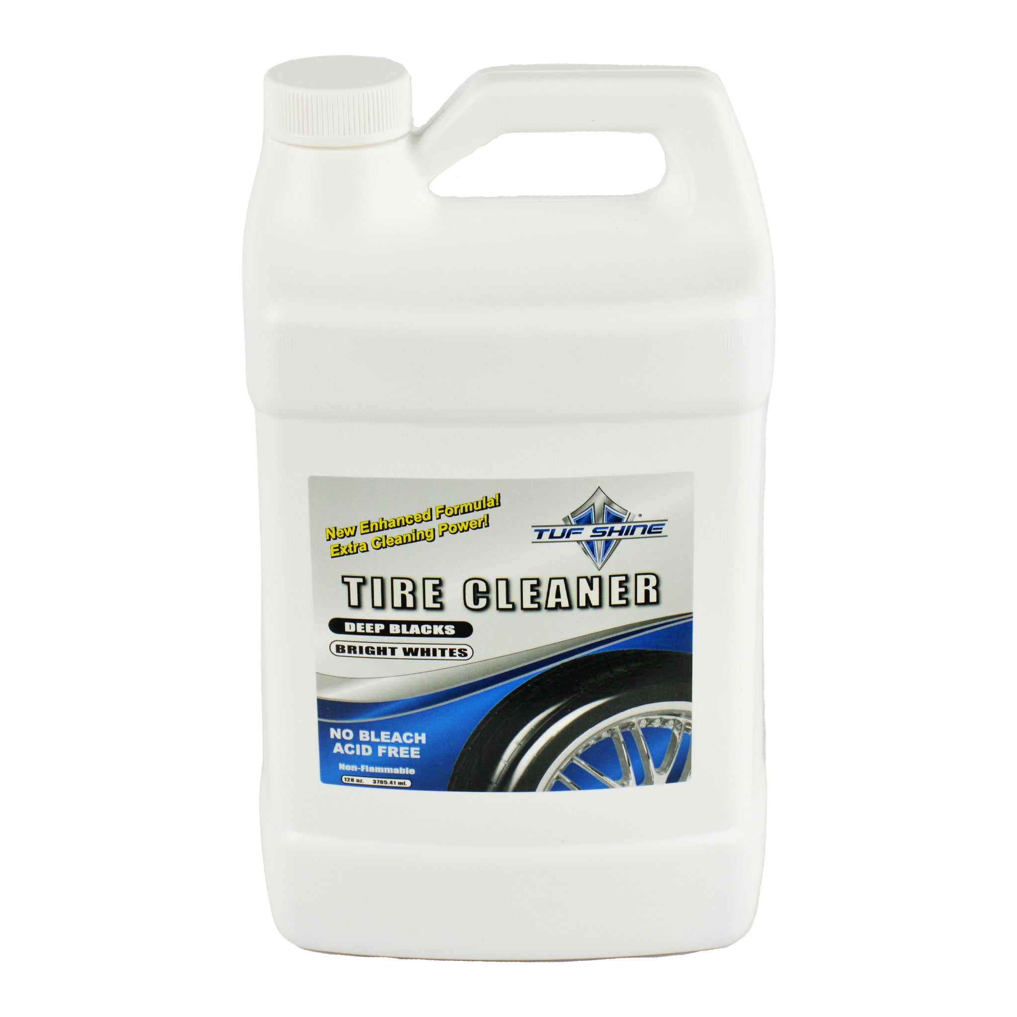 Tuf Shine Tire Cleaner - Premium Tire Shine & Protectant for Cars, Trucks & SUVs - Restores Black Shine & Prevents Cracking - Perfect for Car Detailing & Showroom Shine