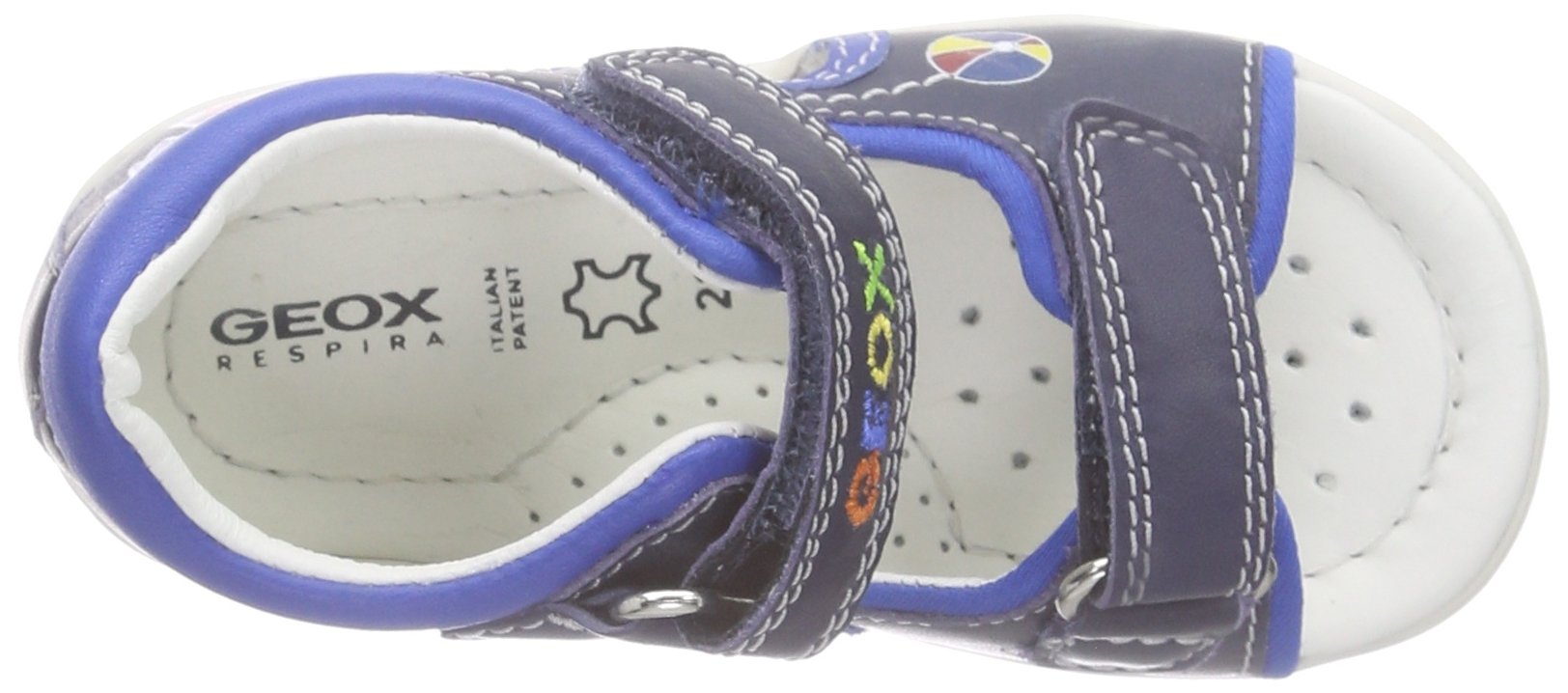 Geox Boys' B Tutim Velcro Sneakers - Lightweight & Comfortable Kids Shoes for School, Play & Everyday Wear