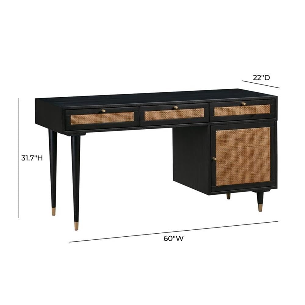 TOV Sierra Noir Desk - Modern Home Office Furniture