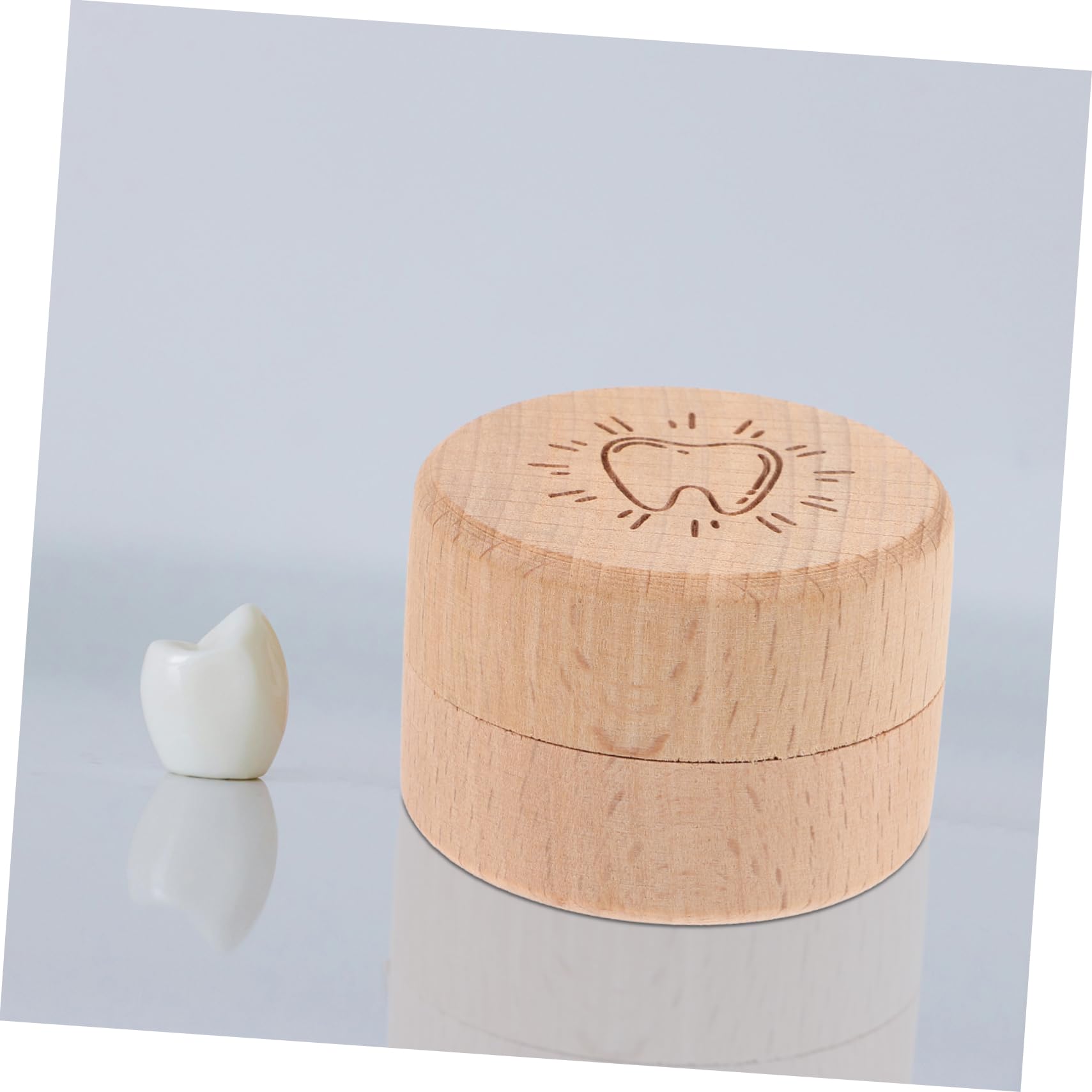 Zerodeko 4-Piece Keepsake Box Set for Baby Teeth & First Hair - Tooth Holder Container for Kids, Baby Memory Box, First Tooth Keepsake - Perfect for Baby Showers, Christenings & Childhood Milestones