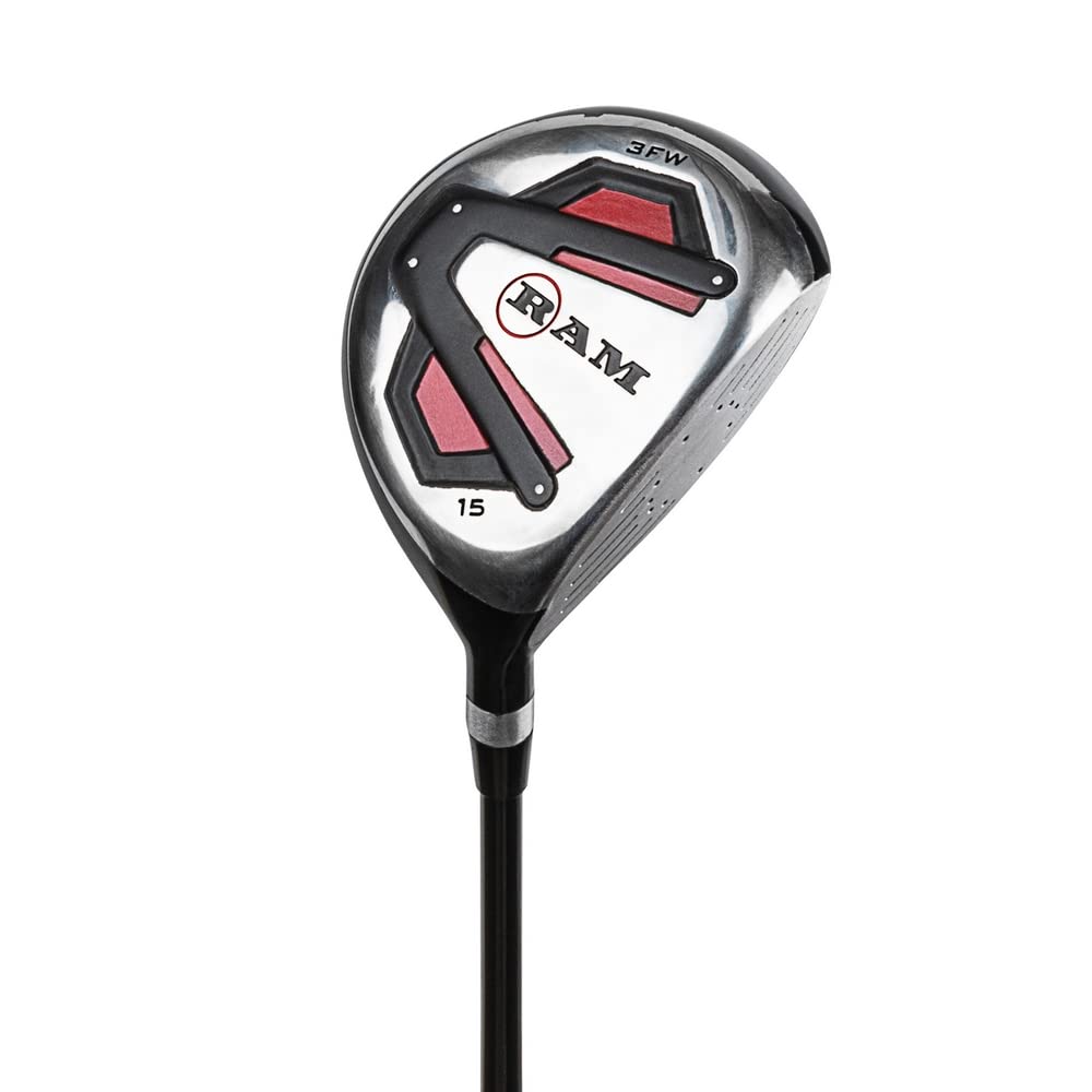 RAM Golf Accubar Right Hand Clubs Set - Graphite Shaft Woods & Stainless Steel Irons for Improved Swing and Accuracy on the Course