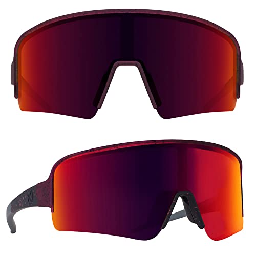 E2 Semi Rimless -Red Lens