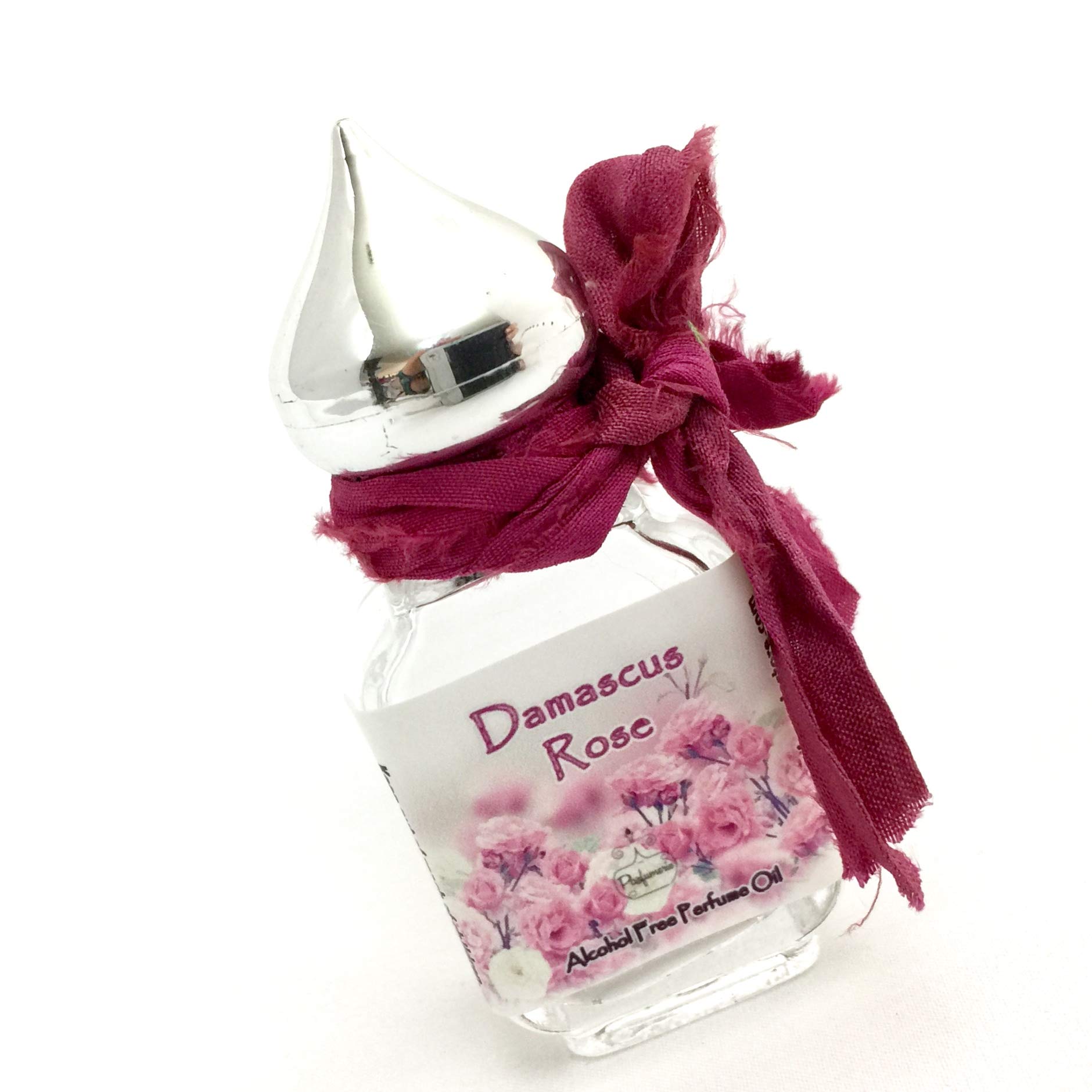 Premium Grade A Damascus Rose Perfume Oil - Alcohol-Free, 10ml (1/3 oz) Bottle - Natural Fragrance for Aromatherapy, Massage & Personal Use