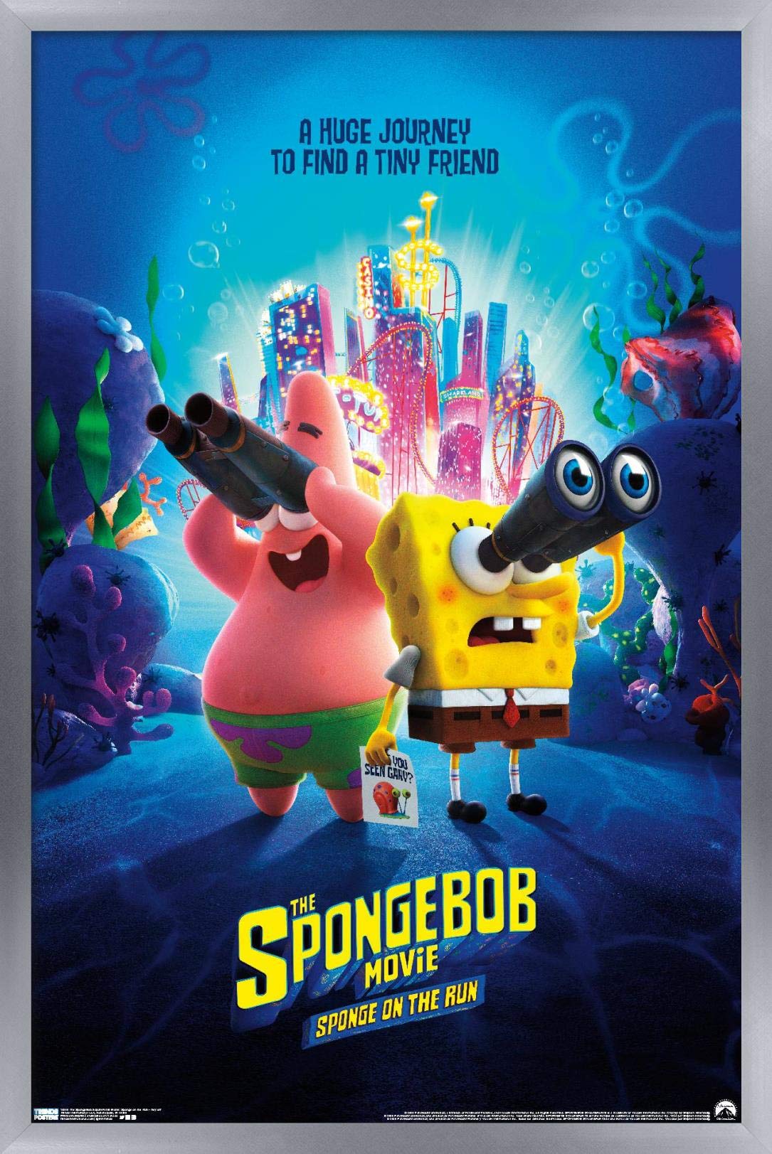 Trends International The SpongeBob Movie: Sponge On The Run - Premium Key Art Wall Poster, 22.375
