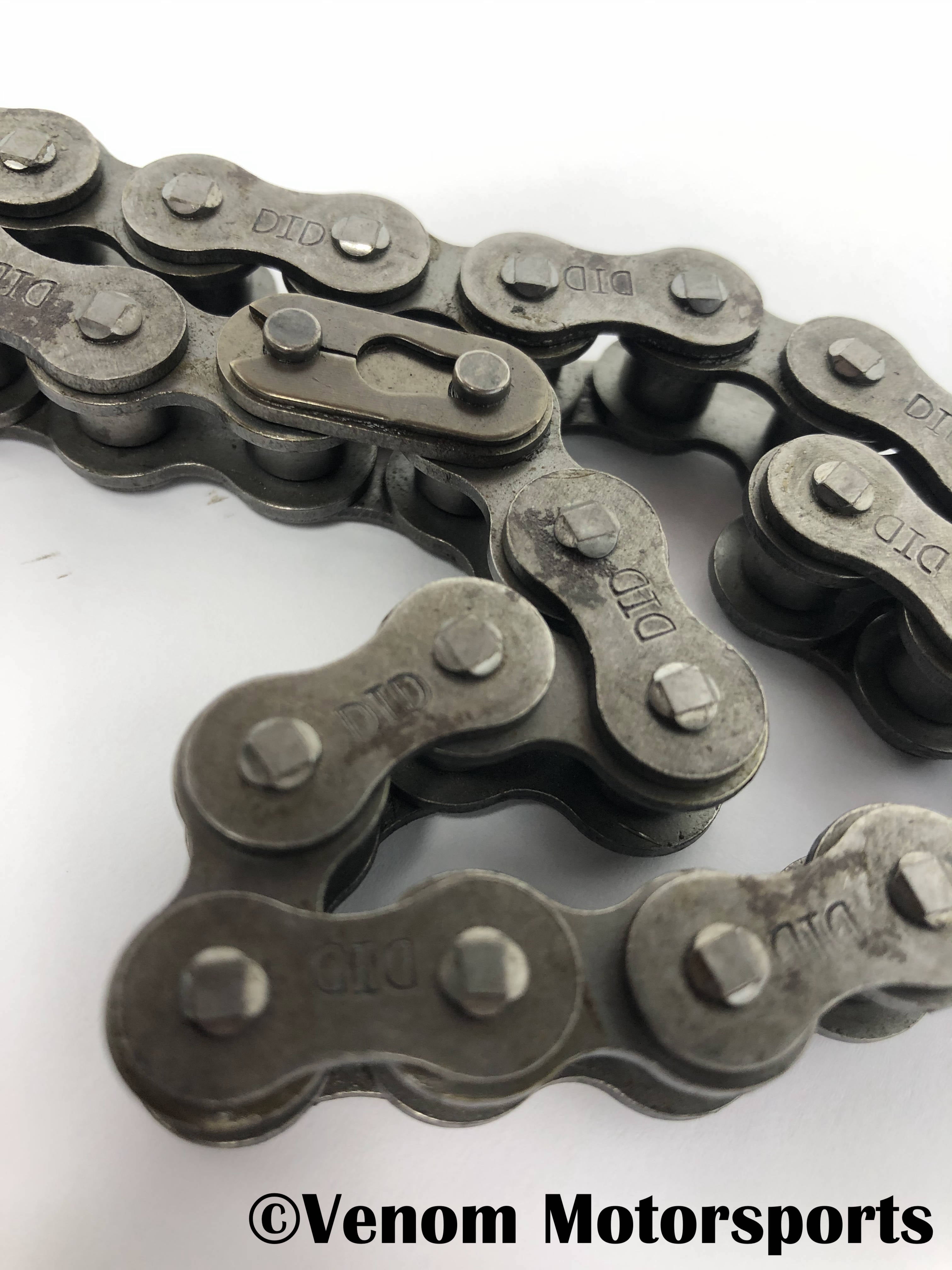 Venom X15 Replacement Chain - High-Quality Motorcycle Drive Chain for Dirt Bikes & ATVs | Durable & Smooth Performance for Off-Road Riding & Racing
