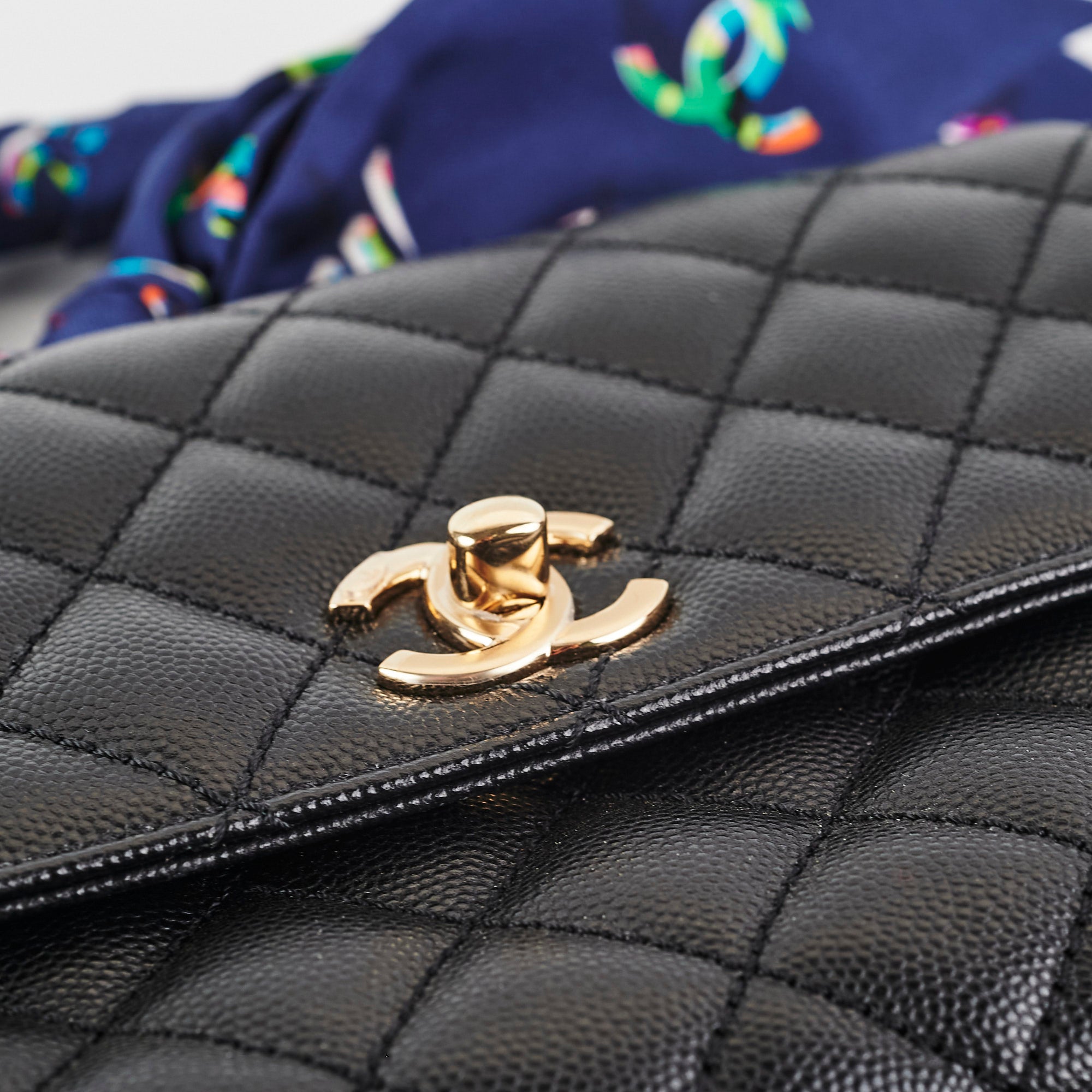 Chanel Small Coco Handle Bag in Black Caviar Leather - Luxury Crossbody Purse for Women, Perfect for Date Night & Evening Events