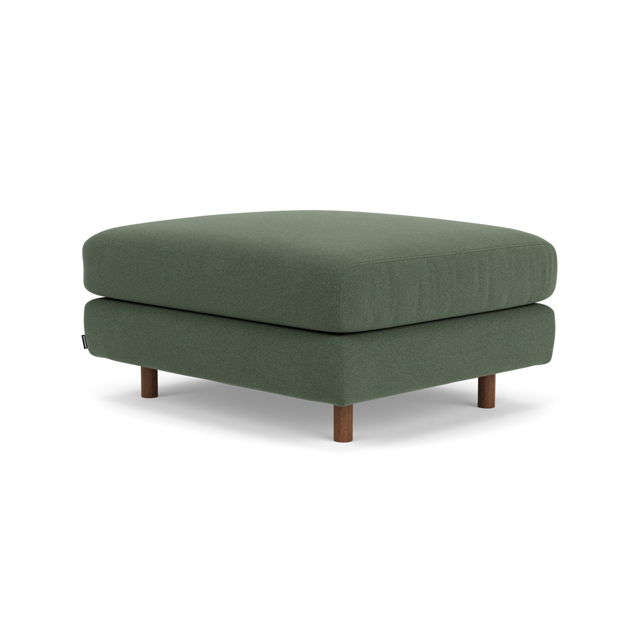 Dylan Fabric Ottoman - Soft and Stylish Footrest, Storage Bench, Living Room Accent Piece - Perfect for Small Spaces, Bedroom, or Lounge Area