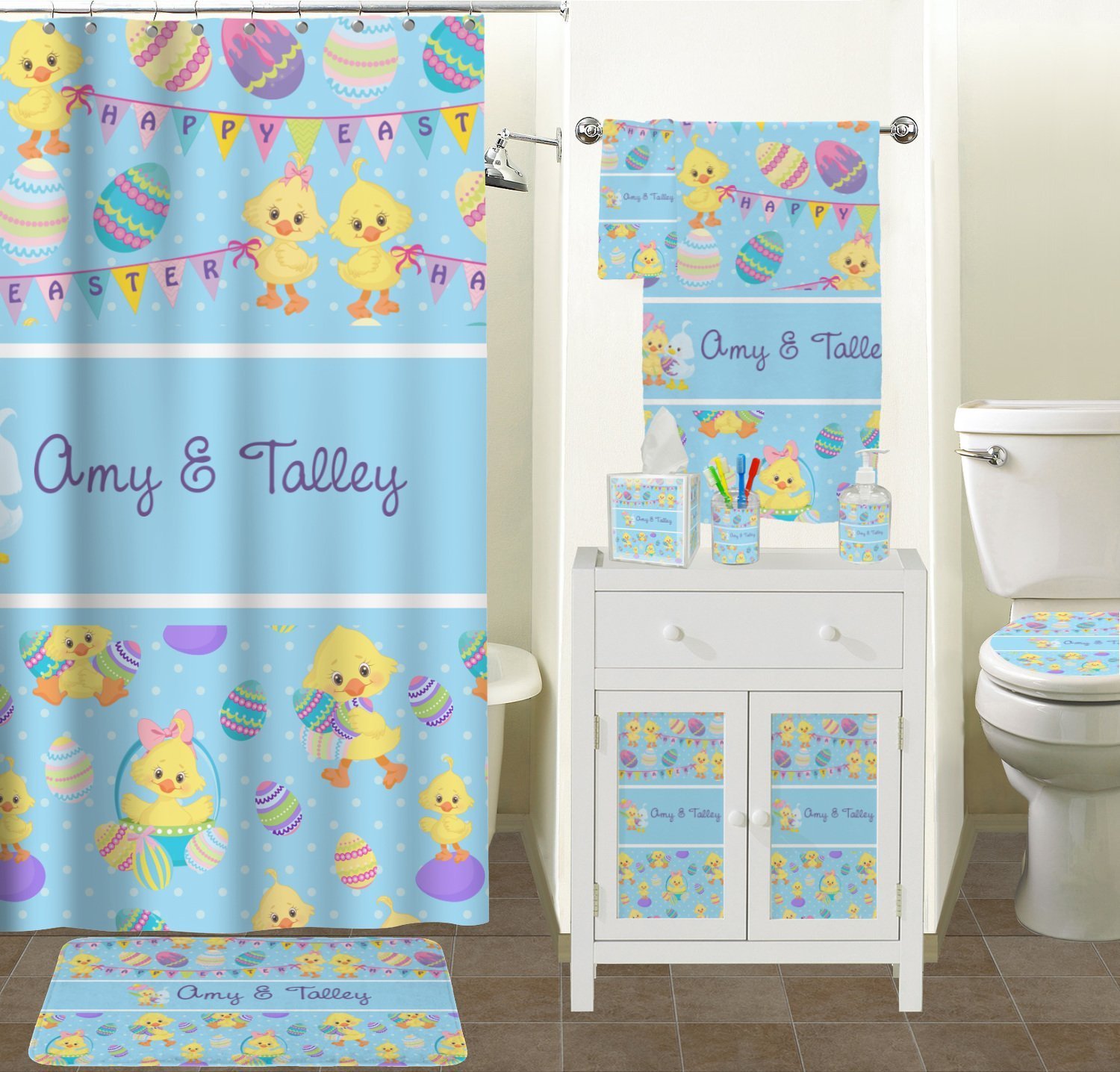 Custom Easter Tissue Box Cover - Personalized Holiday Home Decor for Easter Celebrations, Parties & Spring Home Decorating