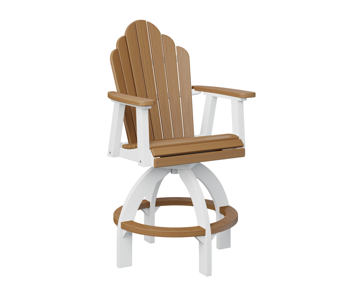 Natural Teak on White
