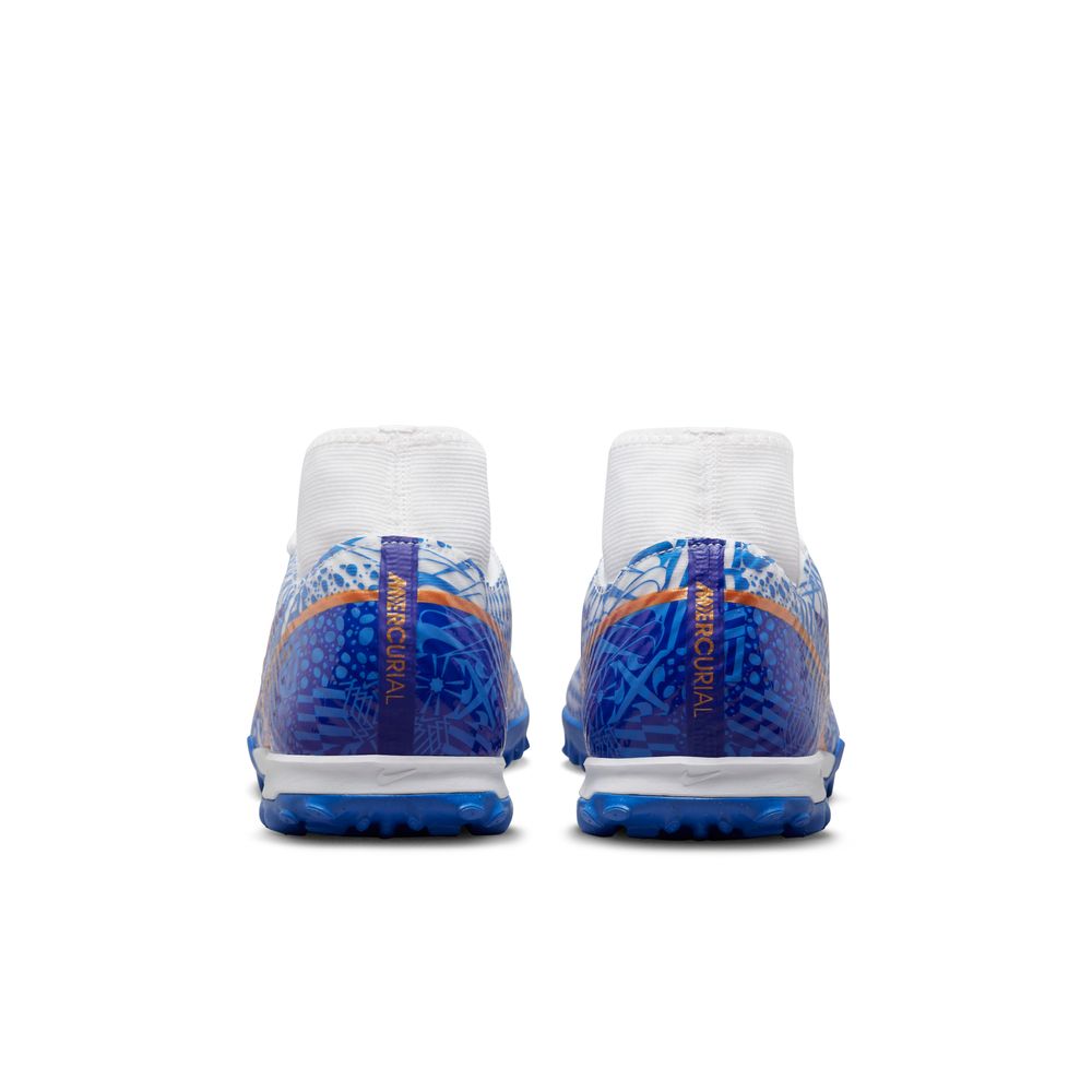 Nike Zoom Mercurial Superfly 9 Academy CR7 Turf Soccer Cleats - Lightweight Football Shoes for Artificial Grass - Perfect for Training, Matches & Outdoor Sports