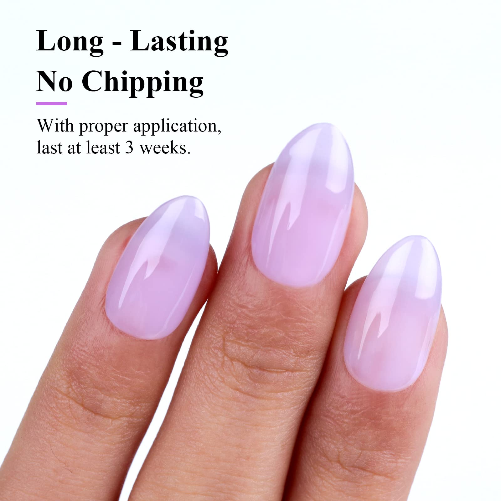 **Imtiti Jelly Gel Polish - 0.5 Fl Oz Lavender Purple Soak Off LED/UV Nail Polish - Long-Lasting Manicure & Nail Art Kit for Salon & Home Use**    *(场景: Perfect for DIY nail art, salon professionals, and at-home manicures with long-lasting, vibrant color.)*