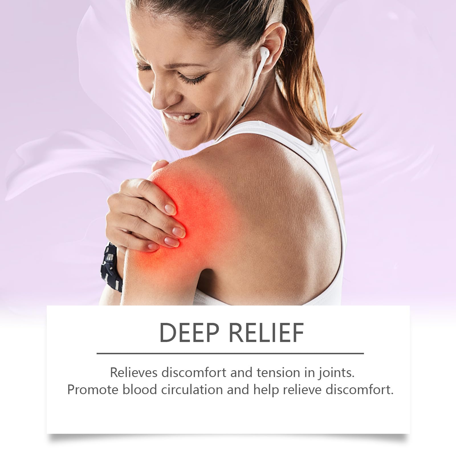 Kresin Joint Pain Relief Gel - Purple Muscle & Joint Repair Cream for Back, Hands, Knees - Fast-Acting Arthritis & Inflammation Support - Ideal for Athletes, Seniors & Active Lifestyles
