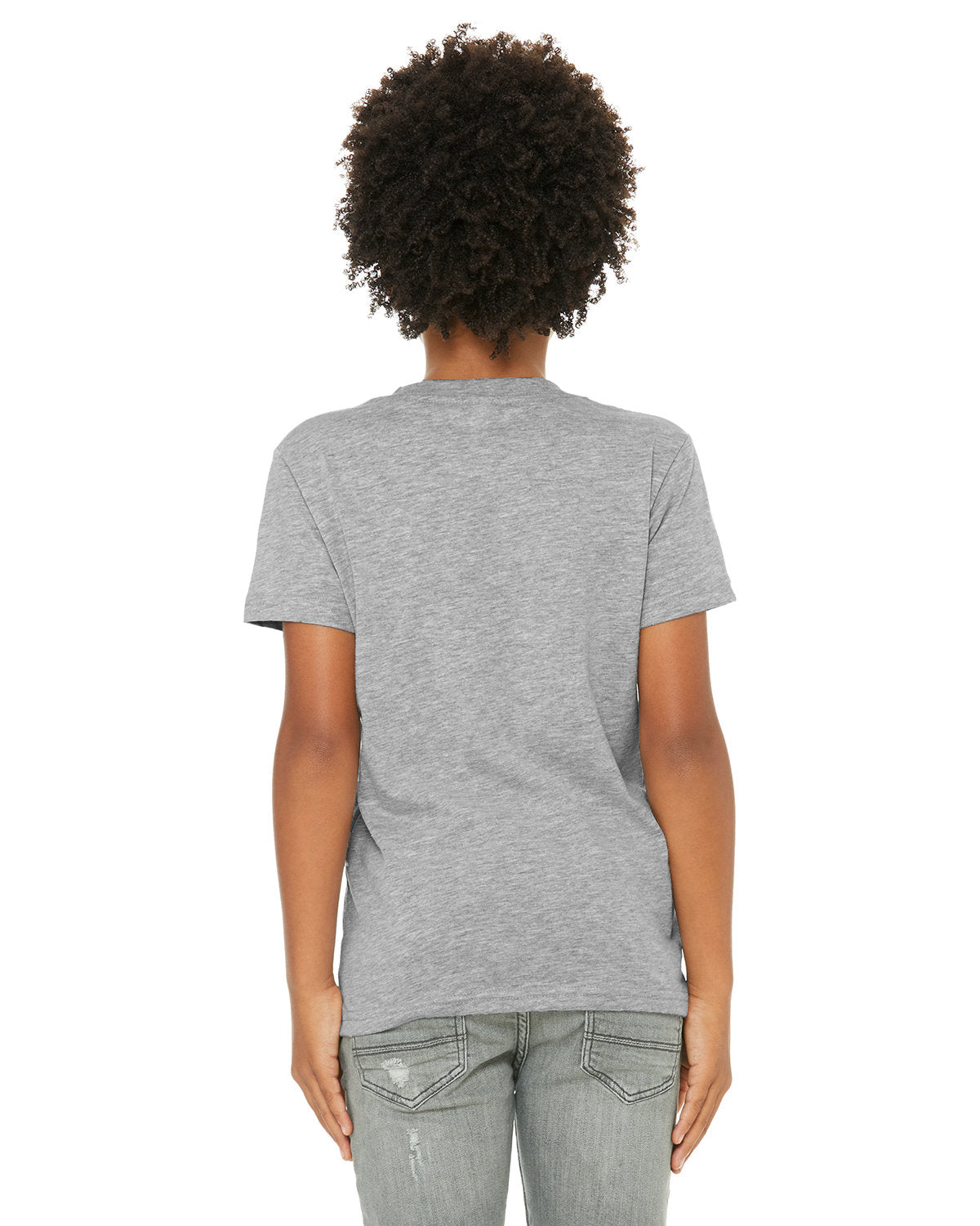 Bella + Canvas 3001YCV Youth CVC Jersey T-Shirt - Comfortable Cotton Blend Tee for Kids & Teens - Perfect for School, Sports & Everyday Wear
