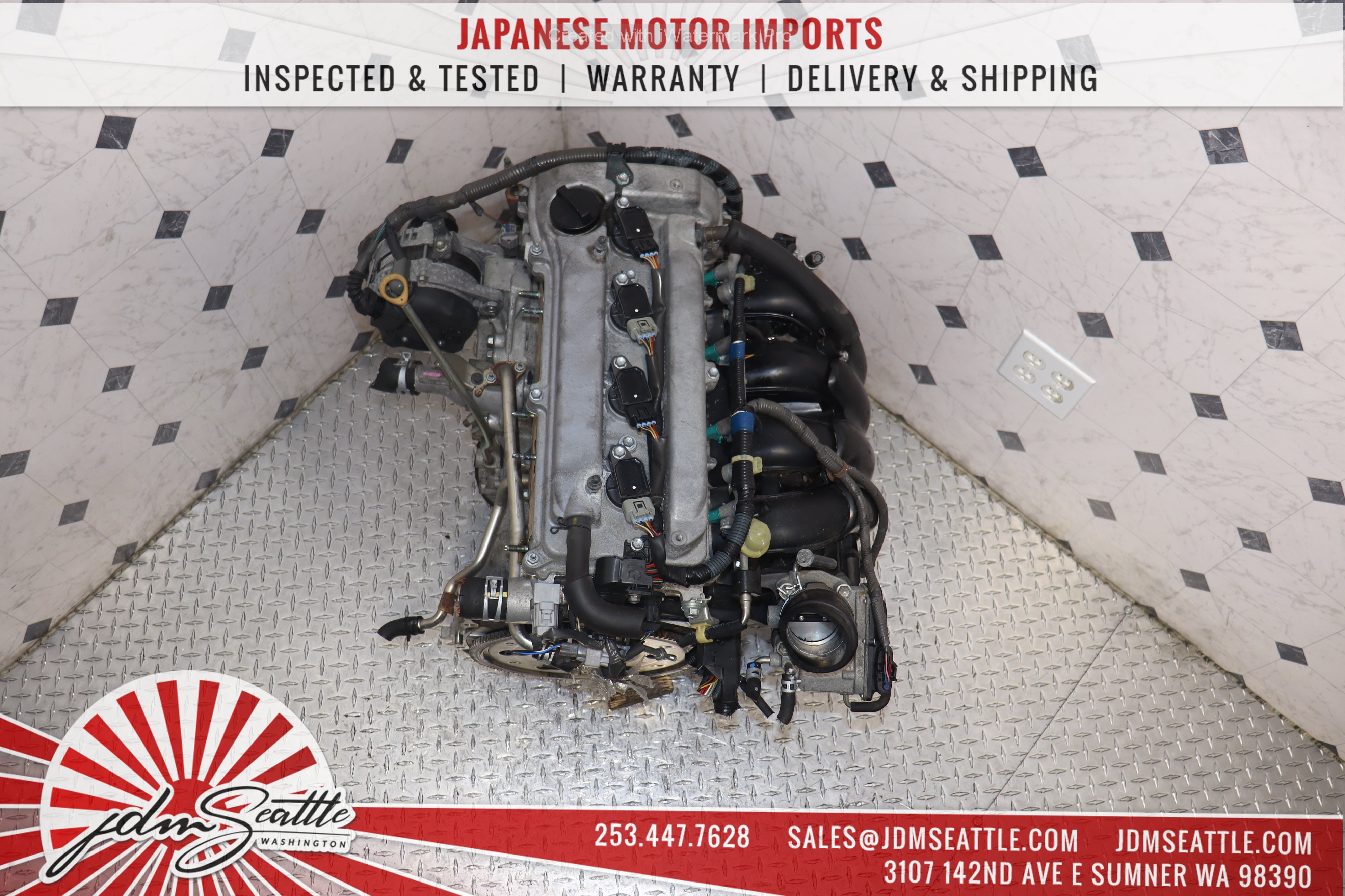 2006-2008 Toyota RAV4 2.4L 2AZ-FE DOHC Engine Replacement - Compatible with JDM Models - Perfect for Performance Upgrades & Engine Rebuilds