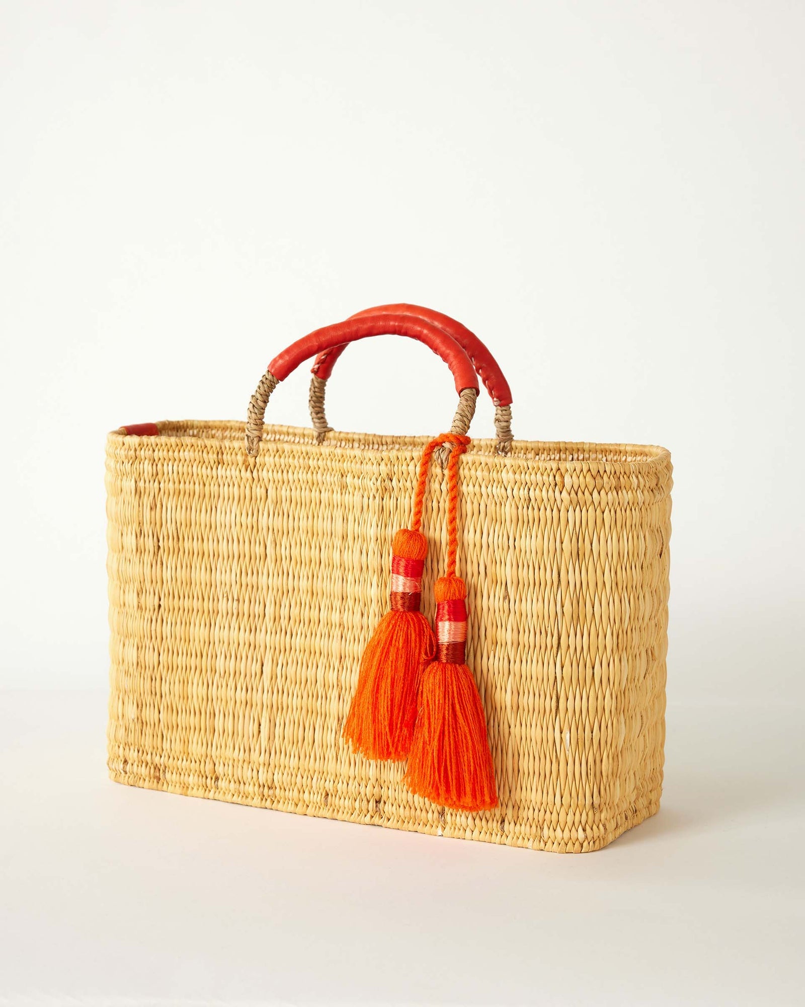 Stylish Medina Medium Market Bag with Tassel - Eco-Friendly Cotton Tote for Grocery Shopping, Beach, and Farmers Market - Trendy Bohemian Handbag for Women