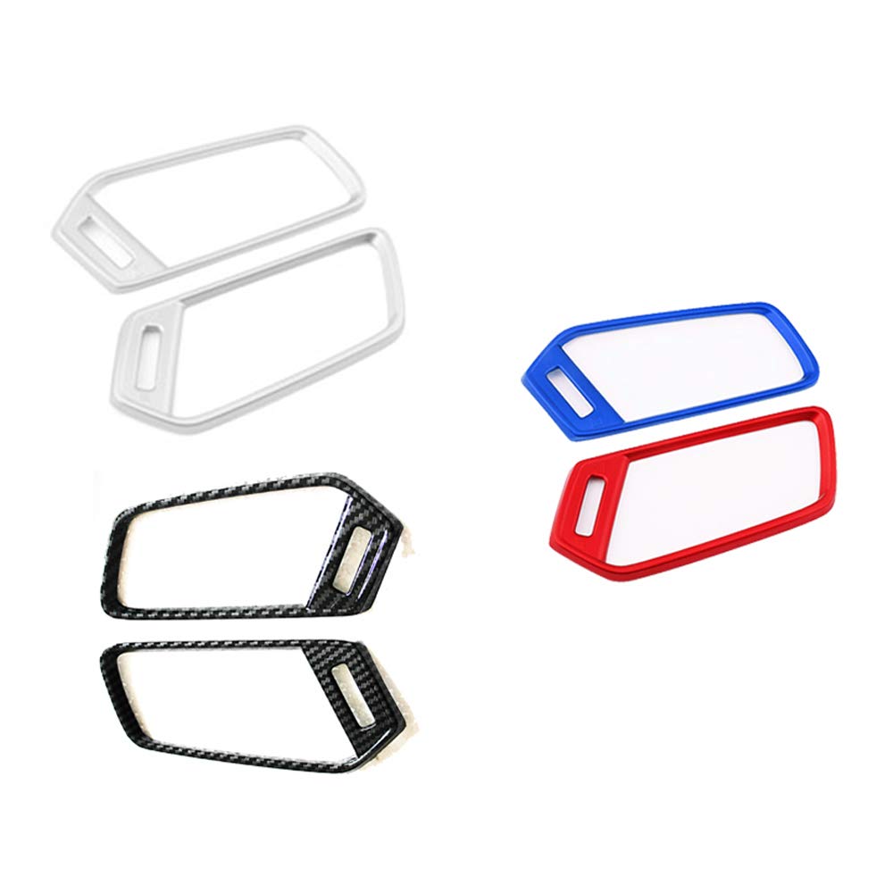 XITER 2PCS ABS Plastic AC Vent Cover Trim for 2018-2022 Honda Accord 10th Gen - Red | Interior Air Condition Outlet Frame Accessories | Perfect for Car Customization & Protection