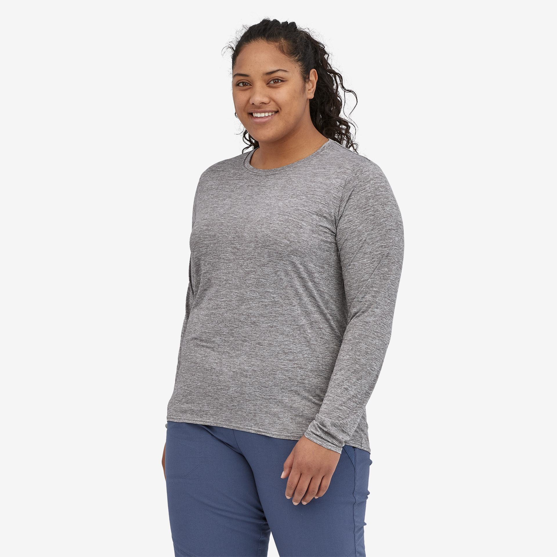Women's Long Sleeve Capilene® Cool Daily Shirt - Breathable Moisture-Wicking Hiking & Outdoor Activewear Top for Travel, Camping & Yoga