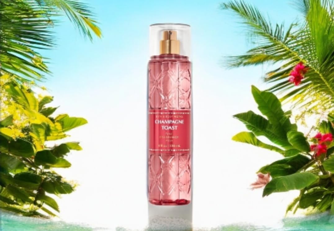 Champagne Toast Fragrance Mist by Bath & Body Works - 8 fl oz (236 ml) for Women, Long-Lasting Body Spray - Perfect for Parties, Date Nights & Special Occasions