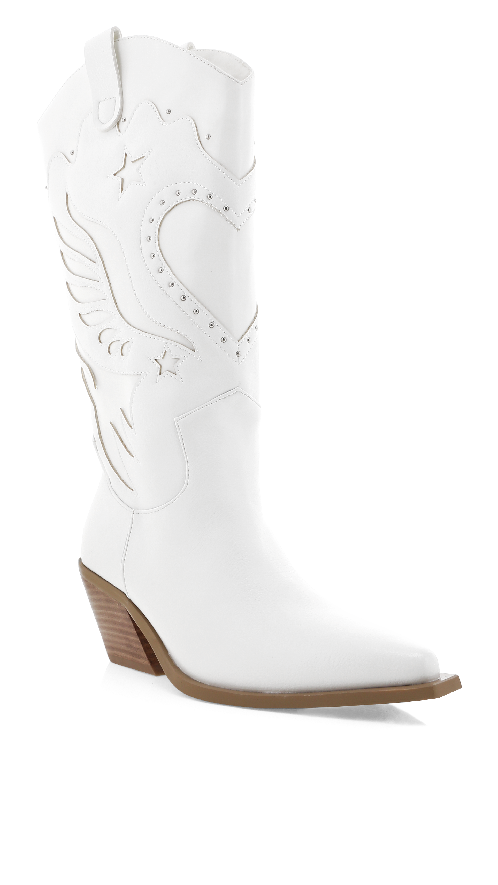Everlyn Women's White Ankle Boots - Stylish & Comfortable for Casual Outings, Work & Date Nights