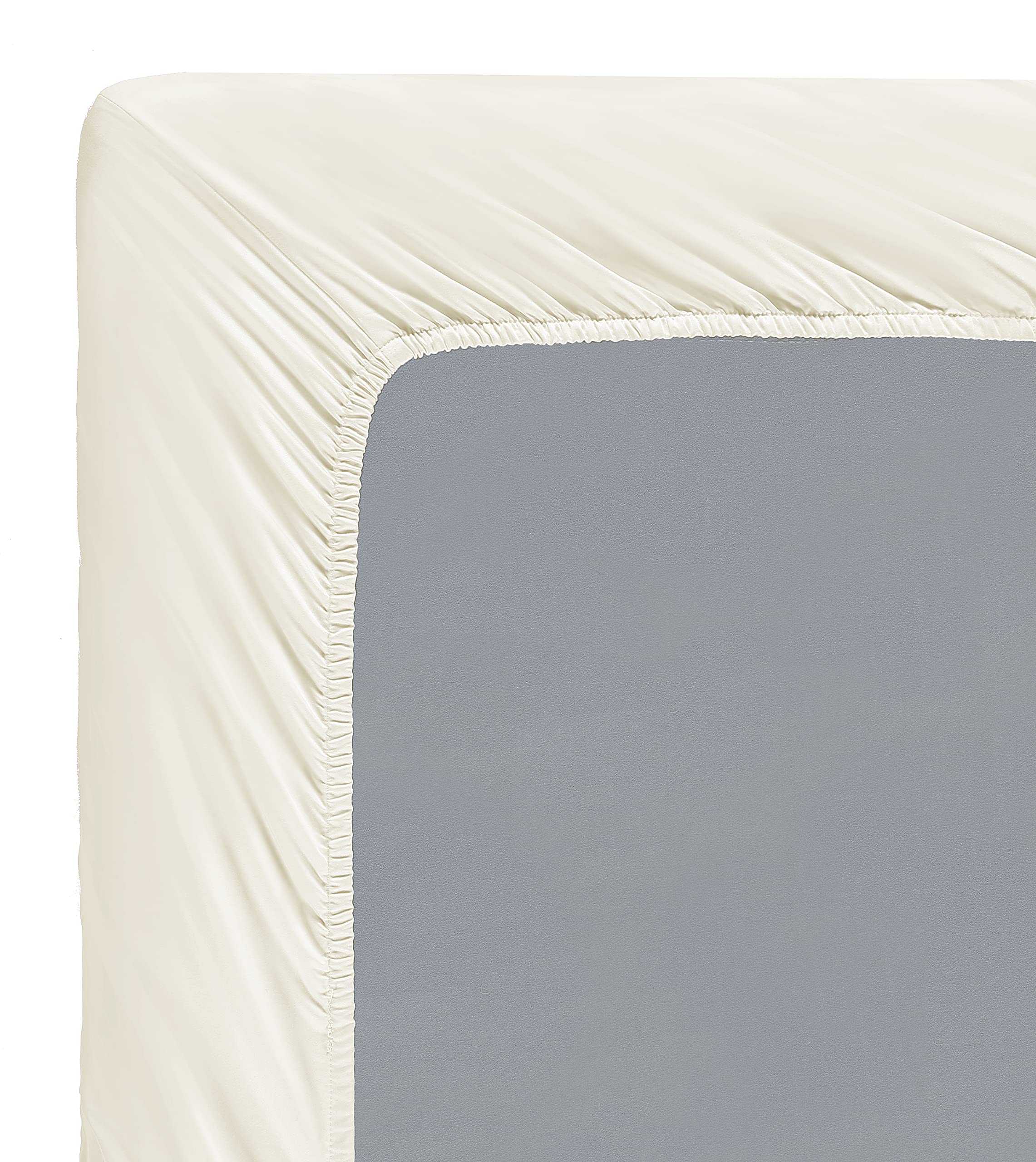 Luxury 100% Supima Cotton Queen Size Bed Sheet Set - 600 Thread Count, 4-Piece Soft & Silky Sateen Weave, Deep Pocket Fits Mattress Up to 18