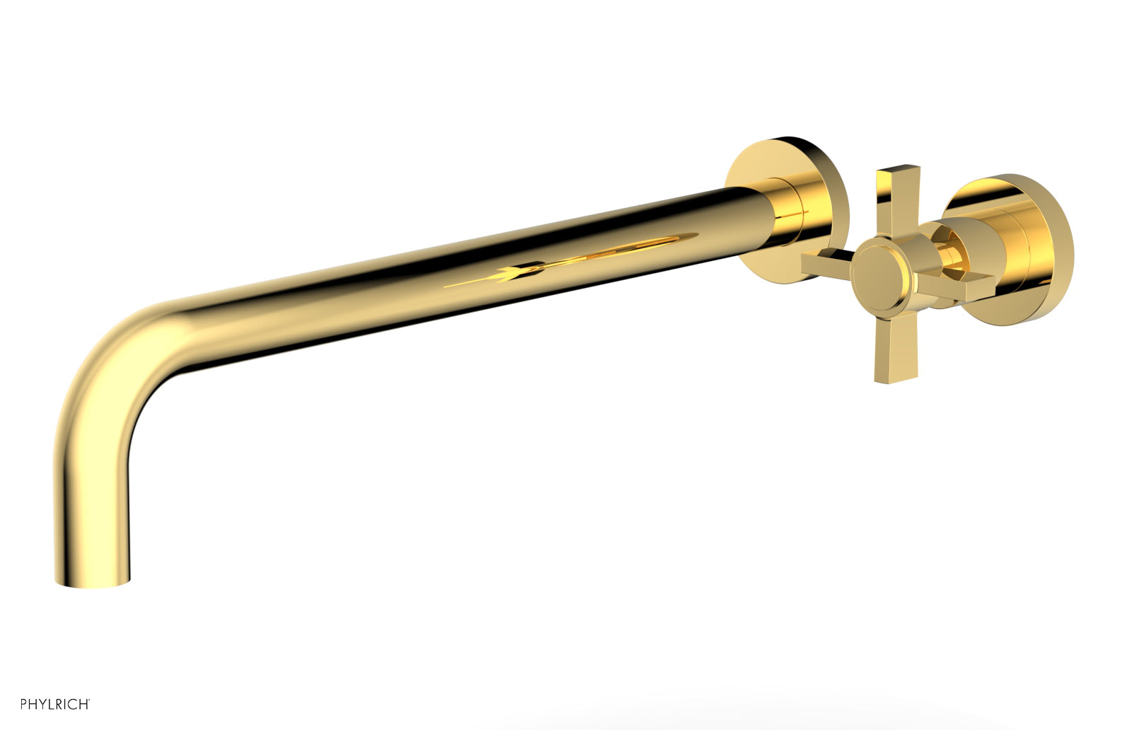 Basic 14 Single Handle Wall Mount Bathroom Faucet Set with Cross Handle D132 18 - Perfect for Modern Bathroom & Powder Room Renovations