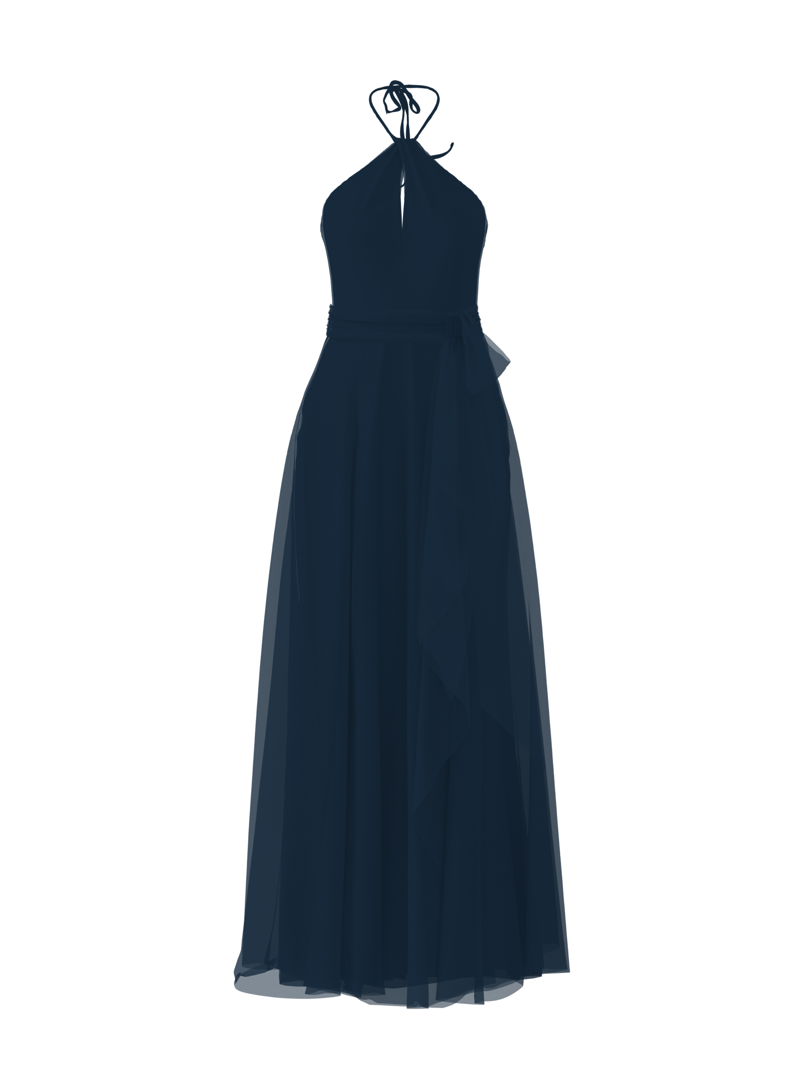 Colby Bodice & Jaycie Skirt Set with Sash Belt in Navy Blue - Perfect for Formal Events, Dances, and Special Occasions