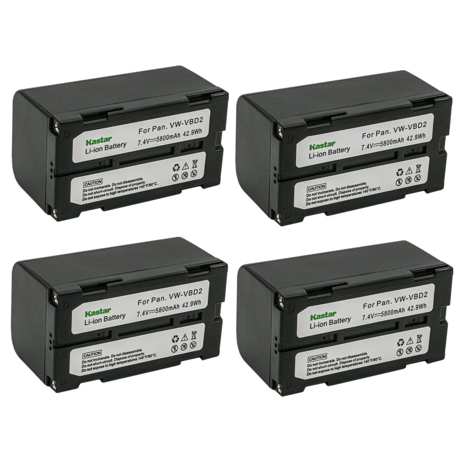 Kastar 4-Pack BDC-70 Replacement Battery for HiPer V GNSS Receivers & Topcon ES/OS/DS/PS Series | Compatible with Sokkia CX/DX/FX Series | Long-Lasting Power for Surveying, Construction & Mapping Equipment