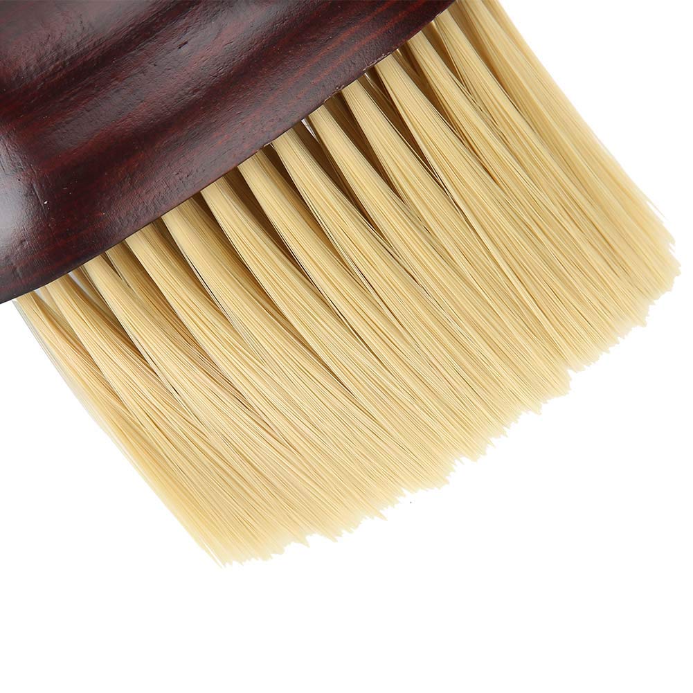Professional Hair Cleaning Brush - Fiber & Neck Hair Remover for Stylists | Salon-Grade Dust & Lint Removal Tool for Barbers & Hairdressers | Perfect for Salon Stations, Home Use & Travel Grooming Kits