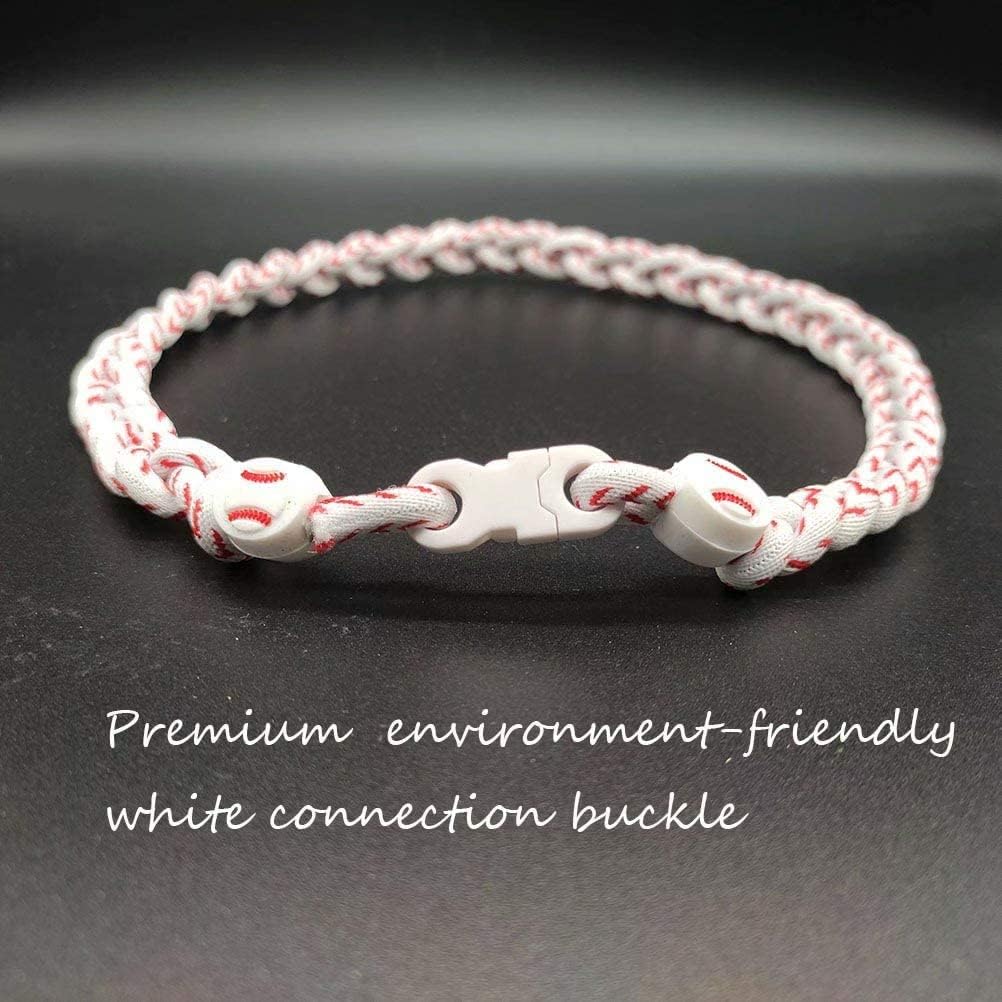 Baseball Rope Necklace for Men & Women - Adjustable Tornado Baseball Jewelry for Softball Players - Perfect for Games, Gifts & Sports Enthusiasts