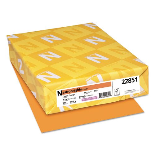 Neenah Paper Astrobrights Colored Card Stock - 65 lb, 8.5 x 11 Inches, 24 Bright Colors, 250 Sheets - Perfect for DIY Crafts, Scrapbooking, School Projects & Office Use