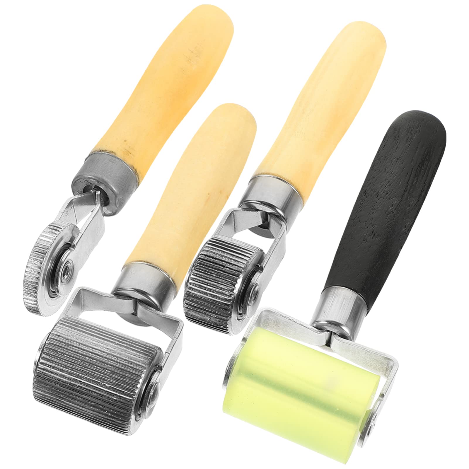 Angoily 4-Piece Tire Pressure Roller Car Iron Set - Perfect for Car Maintenance, Tire Pressure Checks & DIY Auto Repairs