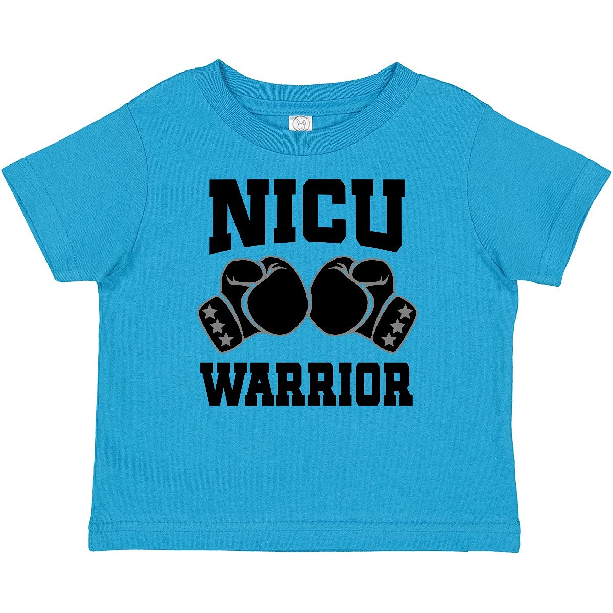Inktastic NICU Warrior Baby Boy T-Shirt - Cute & Comfortable Infant Shirt for NICU Graduates, Preemie Babies & Newborns - Perfect for Hospital Photos, First Outfits & Special Occasions