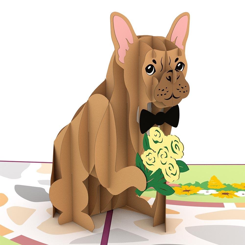 Lovepop 3D Pop-Up Greeting Card - Adorable Love Dog Design for Birthdays, Anniversaries & Valentine's Day | Perfect Romantic Gift for Dog Lovers