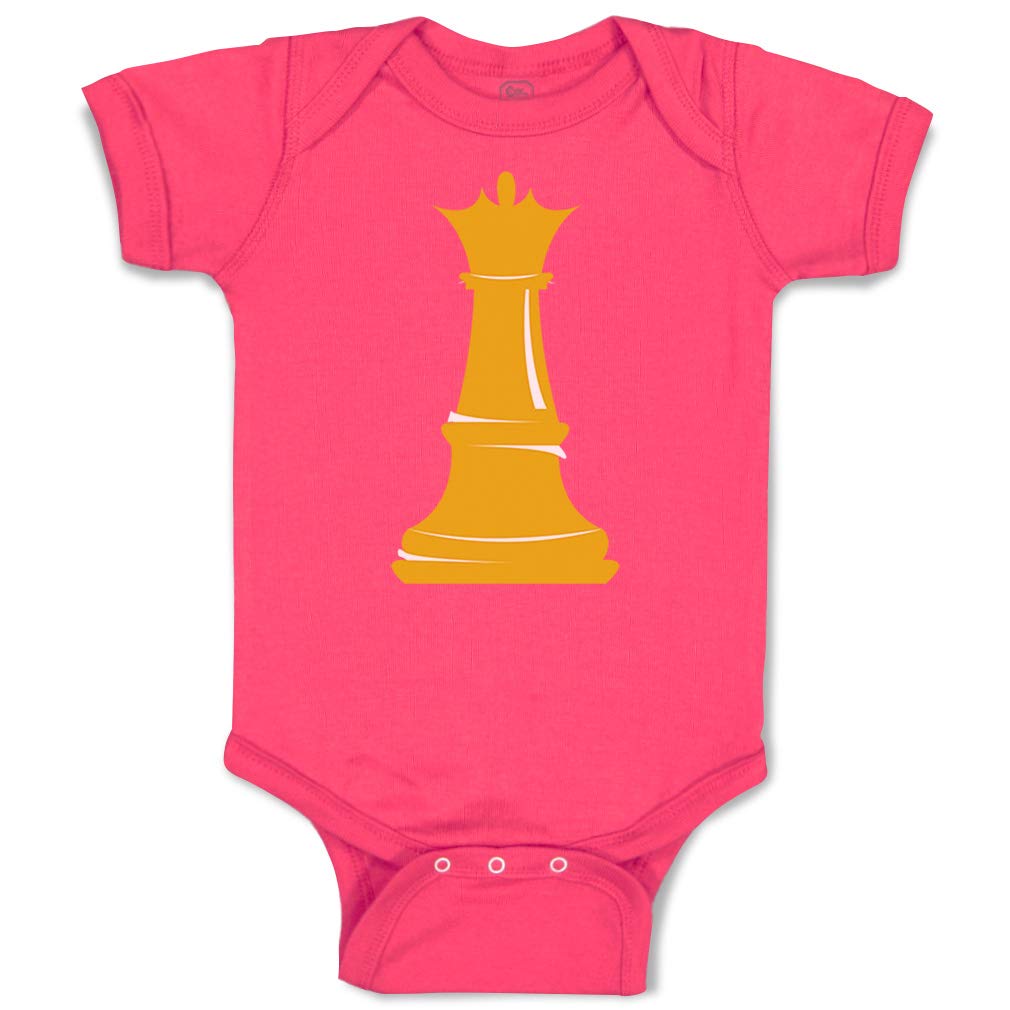 Custom Chess Player Baby Bodysuit - Striped Cotton for Boys & Girls - Perfect for Playtime & Gifts
