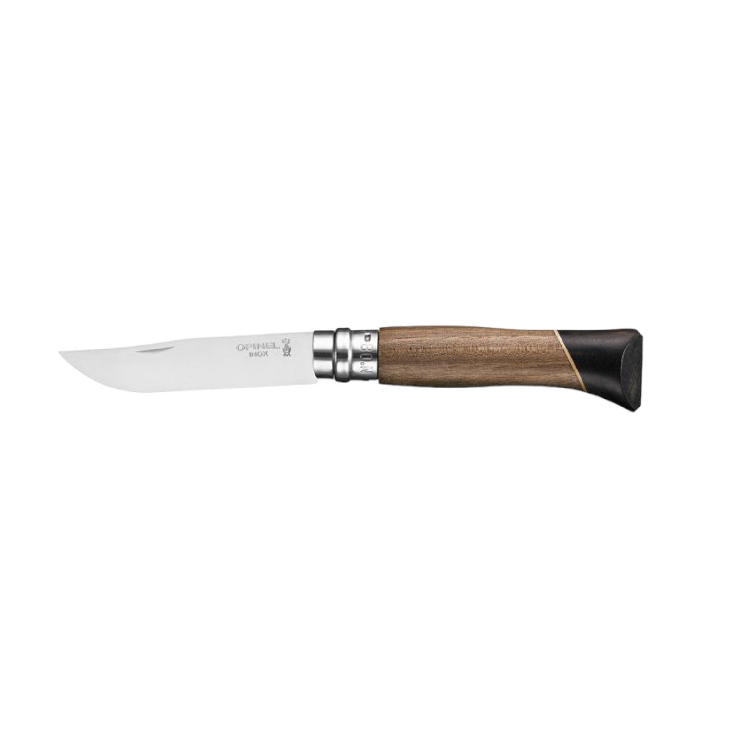 Opinel No.08 Carbon Steel Folding Pocket Knife - Sharp, Durable & Lightweight for Camping, Hiking & Outdoor Adventures