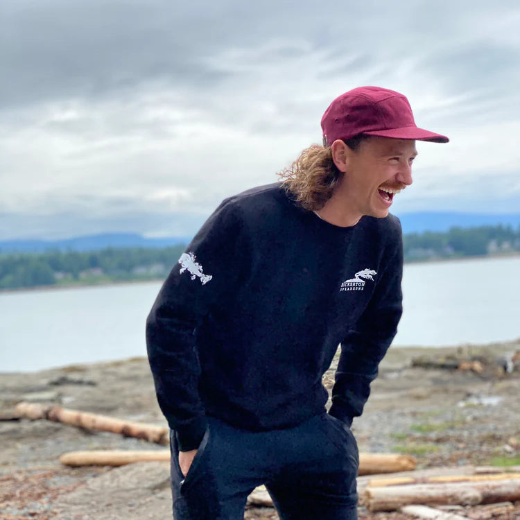 Bickerton Spearguns Crewneck Sweater - Comfortable & Stylish Men's Fishing Sweatshirt for Spearfishing & Outdoor Adventures